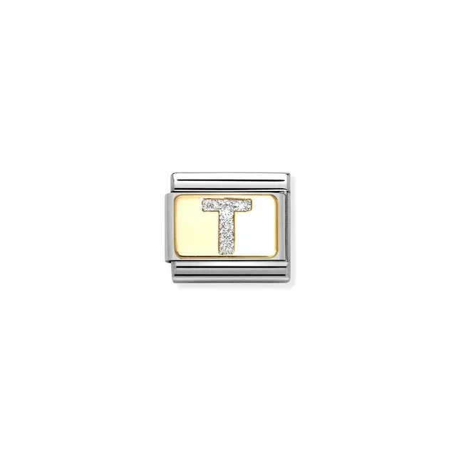 Nomination Composable Link -  Glitter Letter T