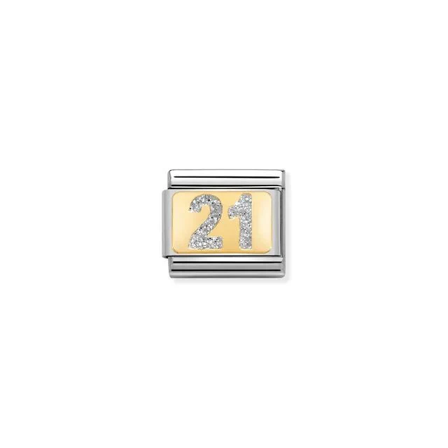 Nomination Composable Link - Glitter Number 21