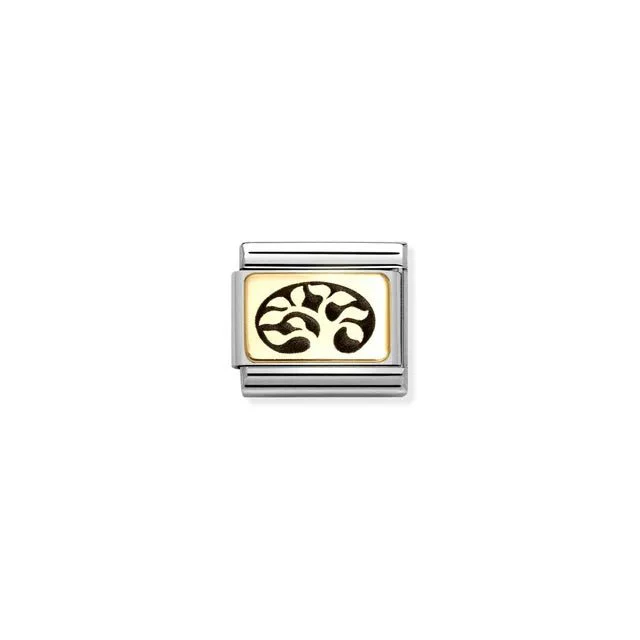 Nomination Composable Link -  Gold Tree Of Life