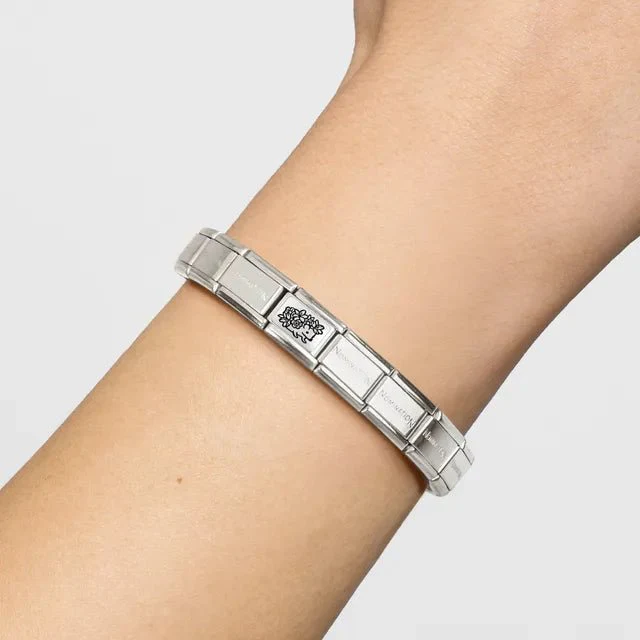 Nomination Composable Link - Hedgehog With Flowers - Image 3