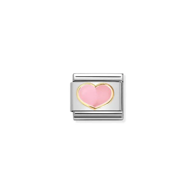 Nomination Composable Link - Pink Heart