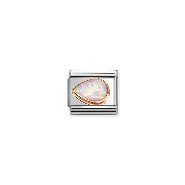 Nomination Composable Link -  Pink Opal Drop