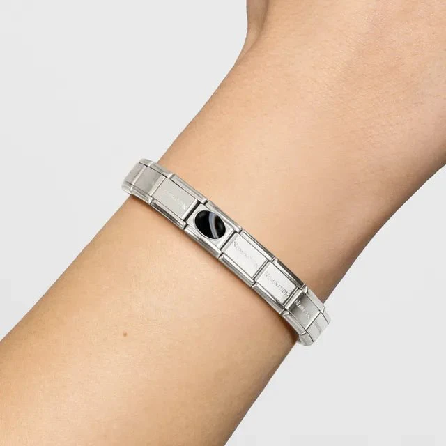 Nomination Composable Link Silver - Banded Onyx stone - Image 3