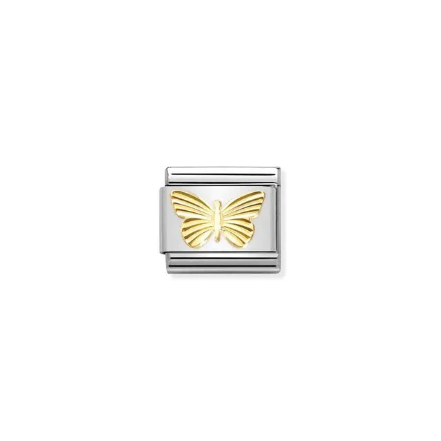 Nomination Composable Link Silver - Gold Butterfly