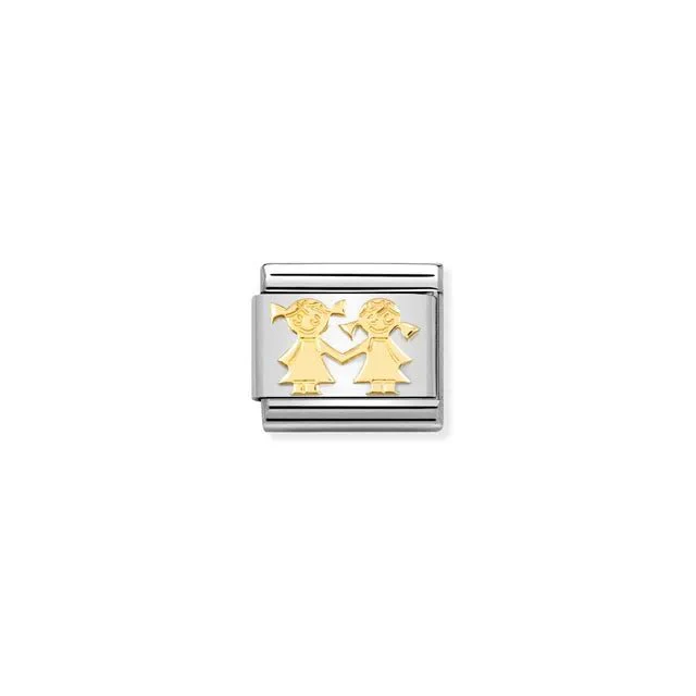 Nomination Composable Link Silver - Gold Sisters