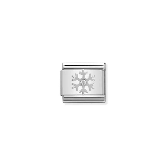 Nomination Composable Link Silver With Stones - Snowflake