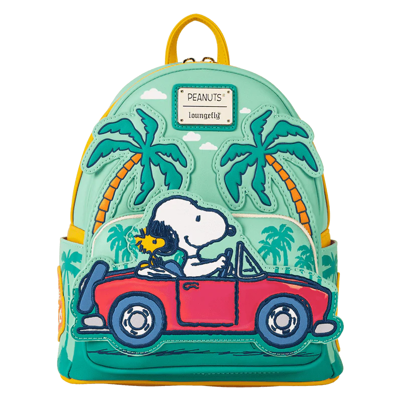 Loungefly Peanuts Snoopy & Woodstock Road Trip Mini Backpack