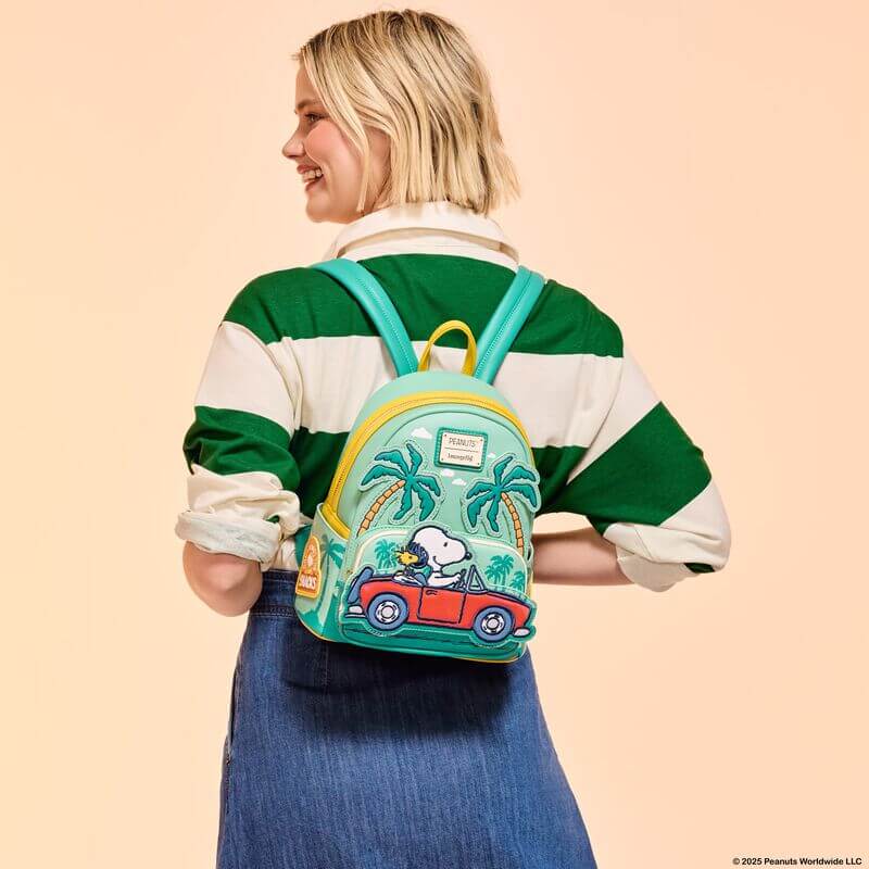 Loungefly Peanuts Snoopy & Woodstock Road Trip Mini Backpack - Image 7