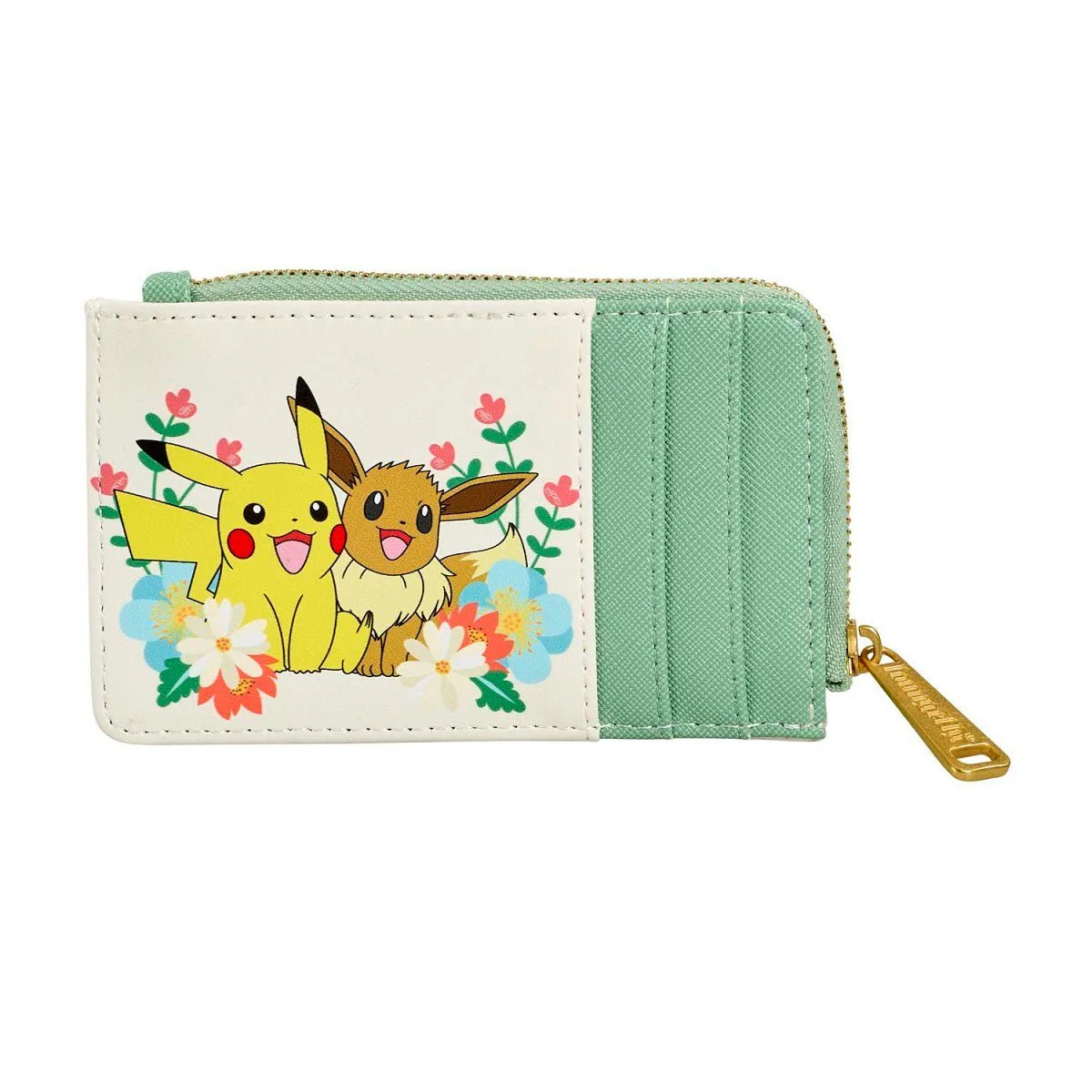 Loungefly Pikachu & Eevee Floral Card Holder - Image 2
