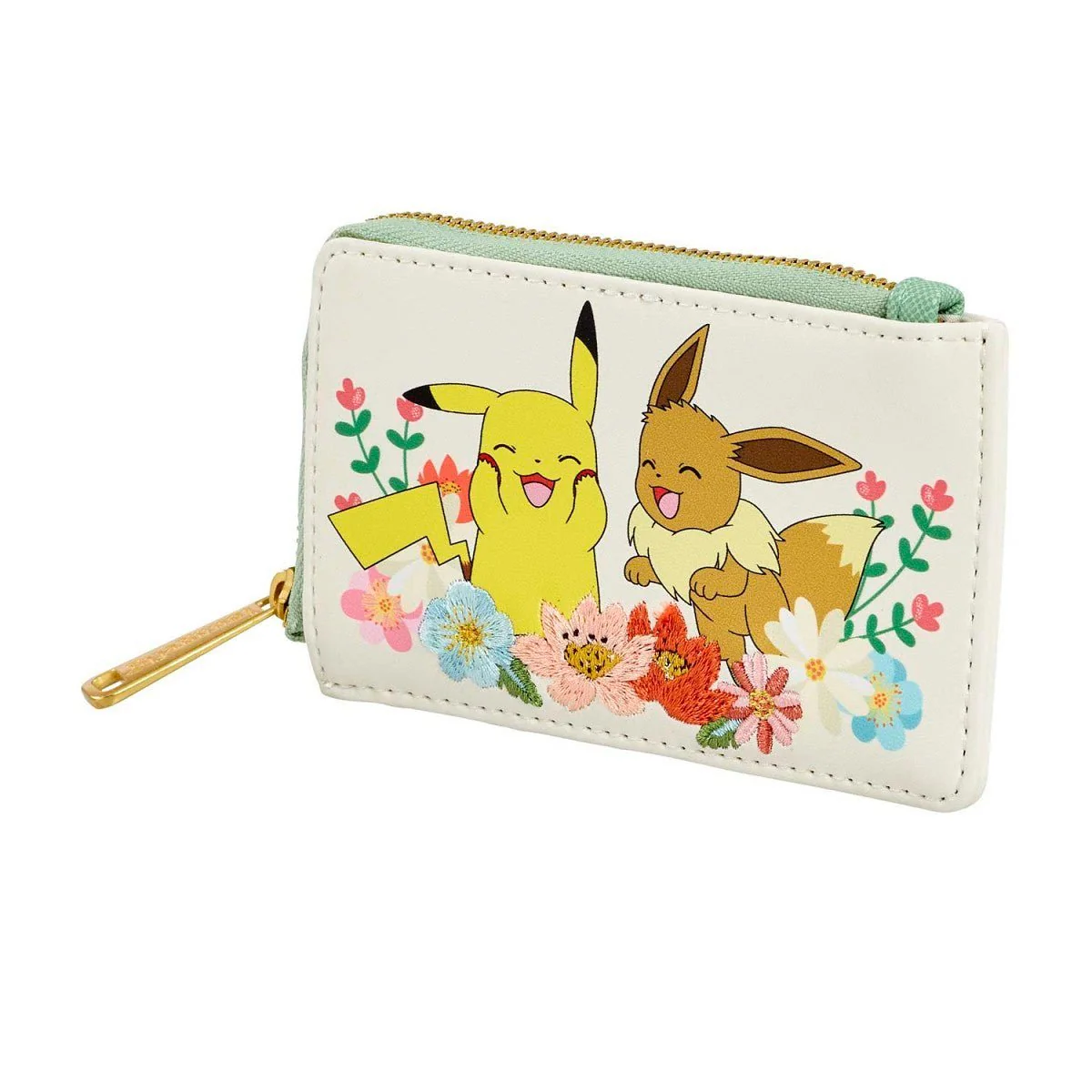 Loungefly Pikachu & Eevee Floral Card Holder - Image 3