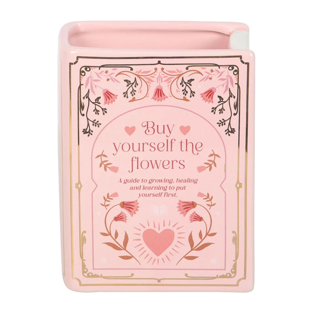 Pink Book Shaped Vase - Image 4