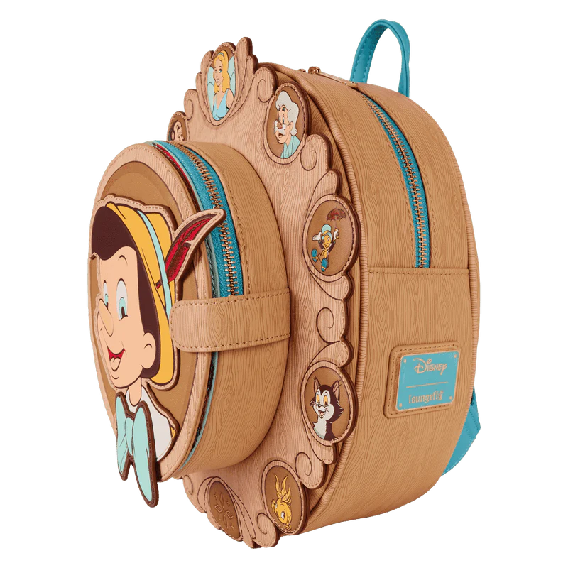 Loungefly Pinocchio Cameo Mini Backpack - Image 2