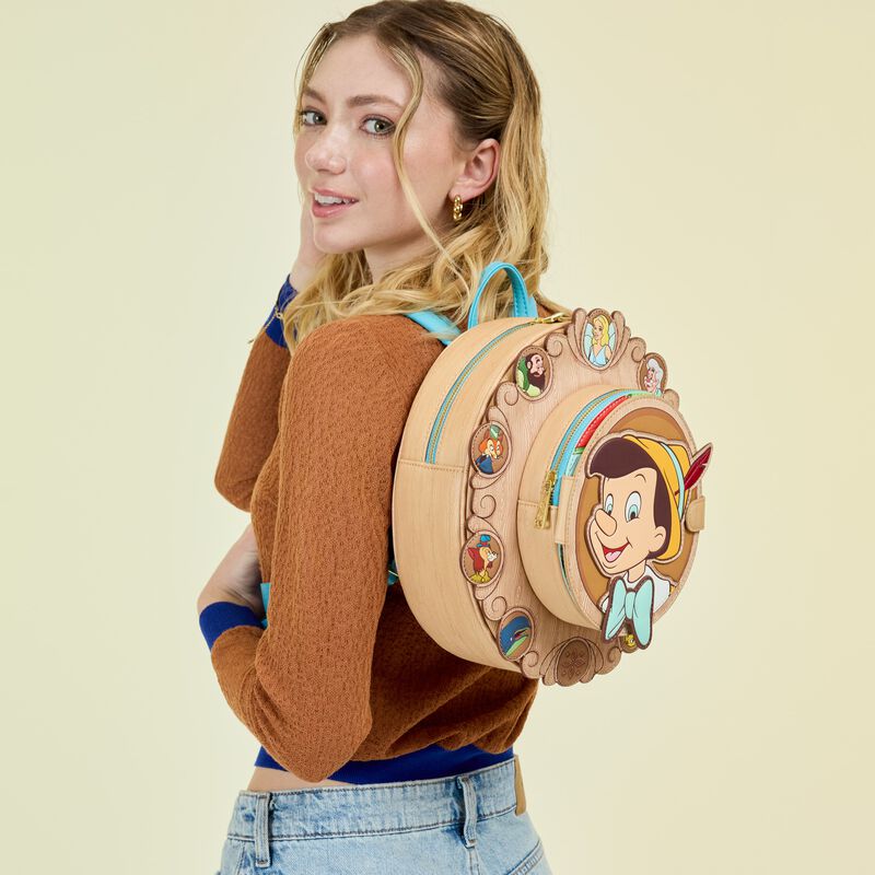 Loungefly Pinocchio Cameo Mini Backpack - Image 6