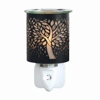 Tree of Life Plug-In Wax Melt Burner – Black - Image 2