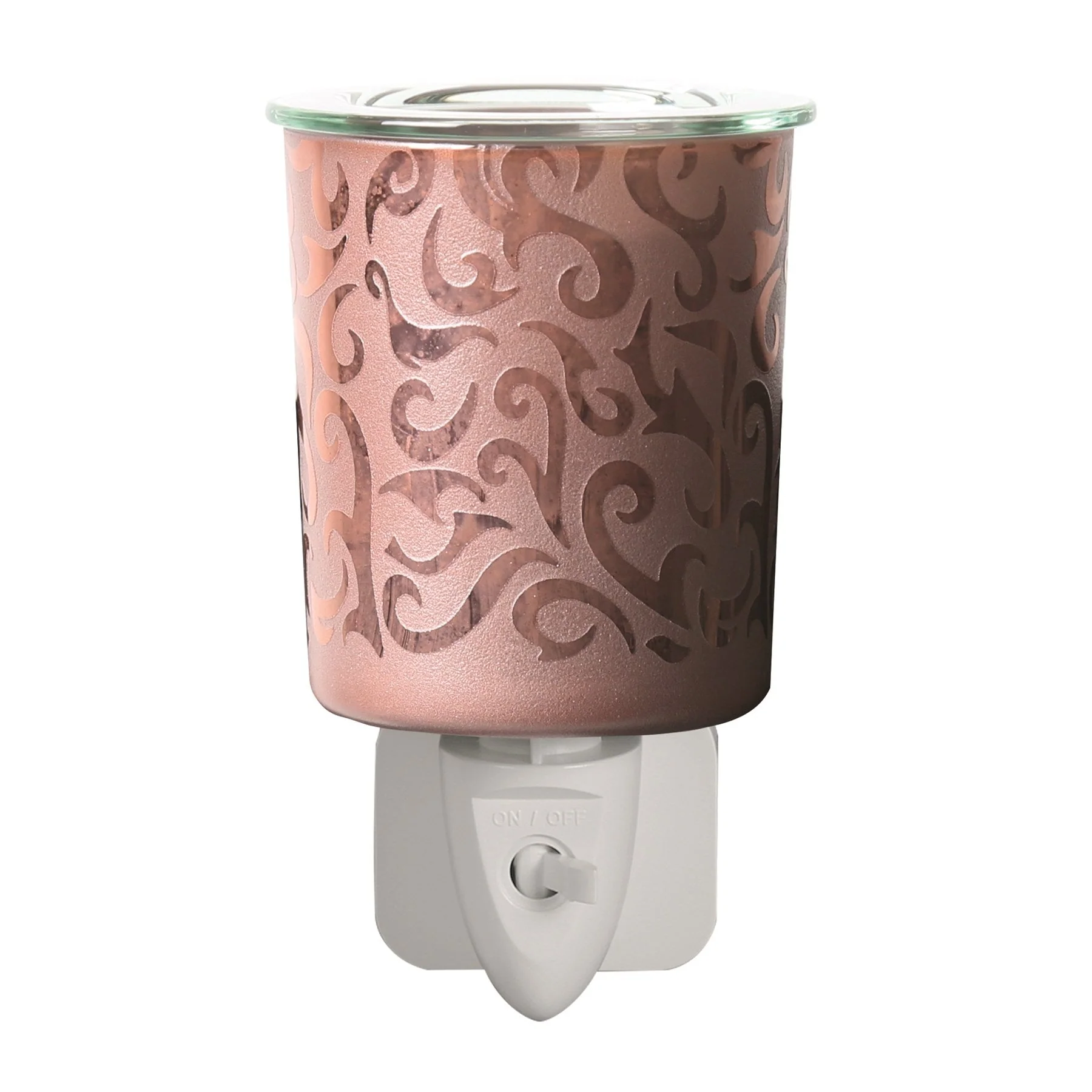 Copper Swirl Plug-In Wax Melt Burner