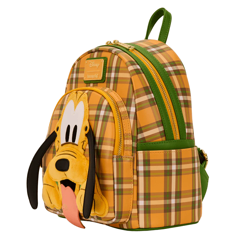 Loungefly Pluto 95th Anniversary Plaid Mini Backpack - Image 2