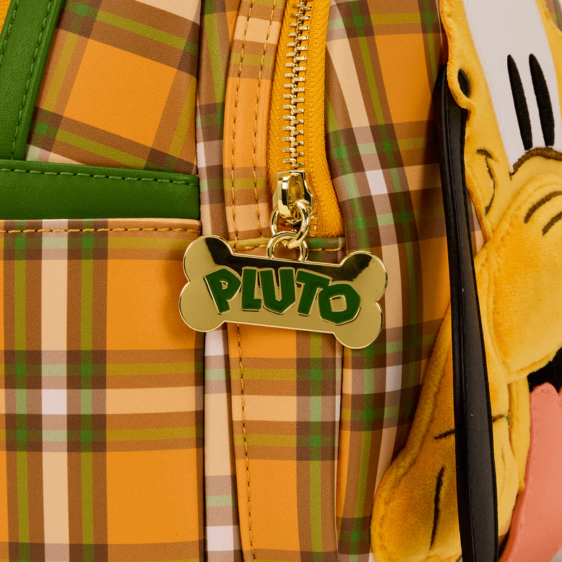 Loungefly Pluto 95th Anniversary Plaid Mini Backpack - Image 5