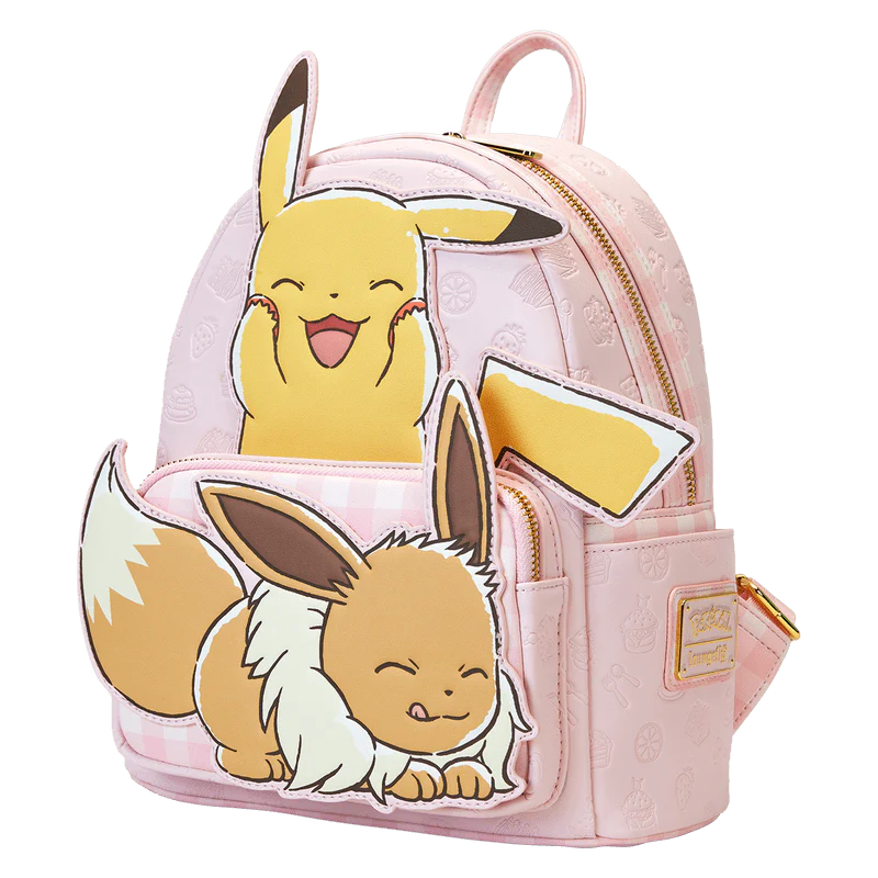 Loungefly Pokémon Café Pikachu & Eevee Mini Backpack - Image 2