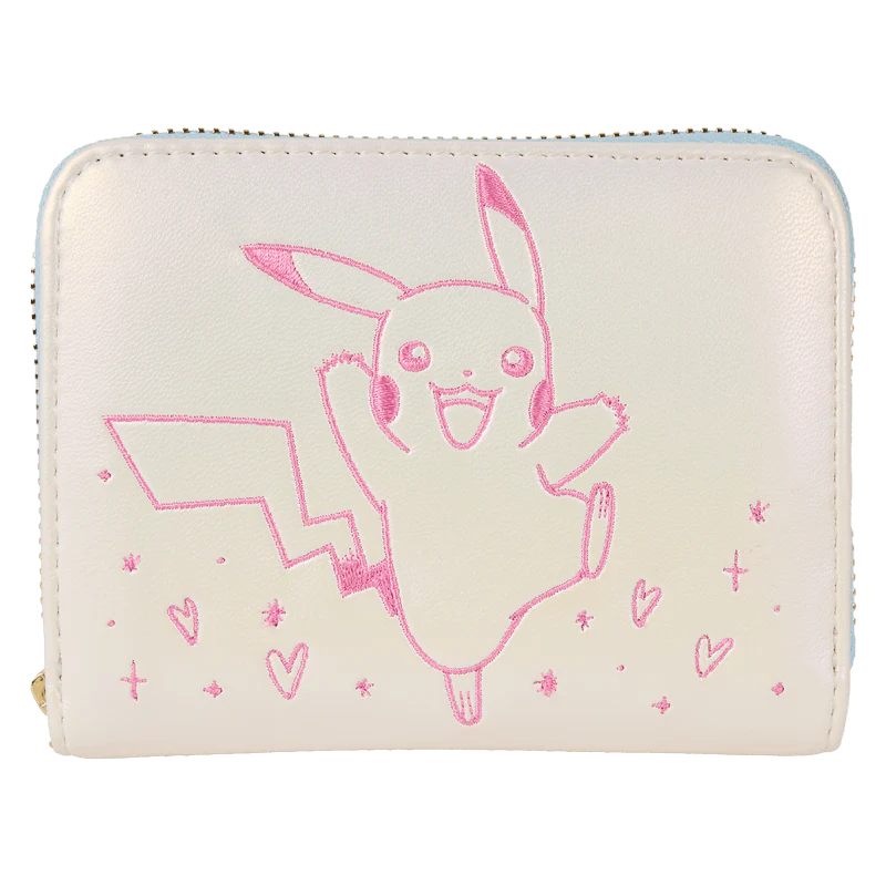 Loungefly Pokémon Iridescent Pikachu Zip Around Wallet