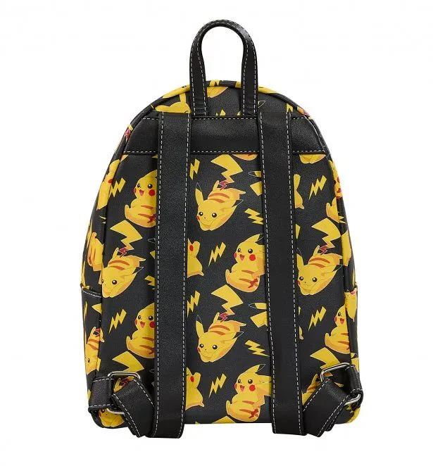Loungefly Pokémon Pikachu All-Over Print Mini Backpack - Image 3