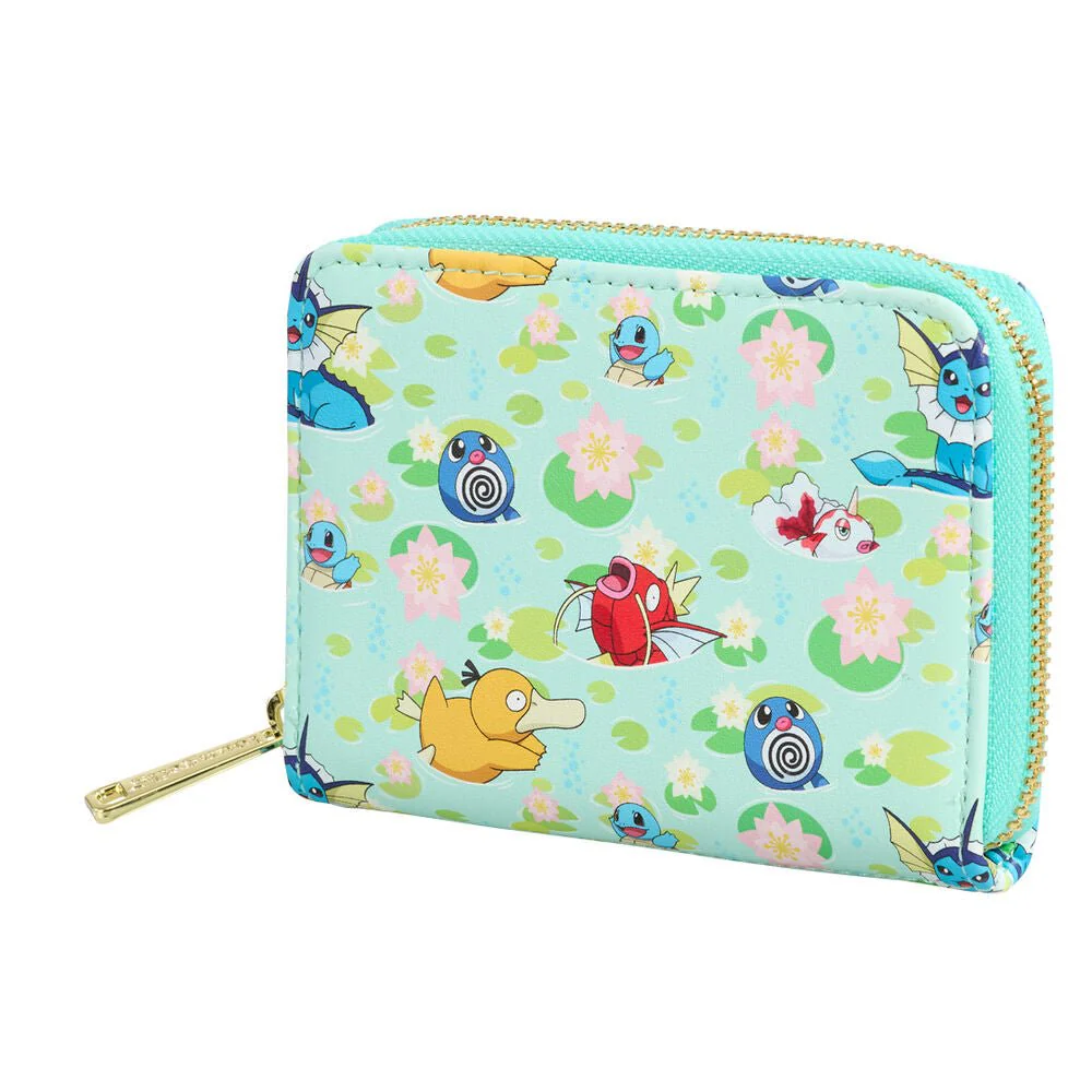 Loungefly Pokémon Water Type All-Over Print Zip Around Wallet - Image 2