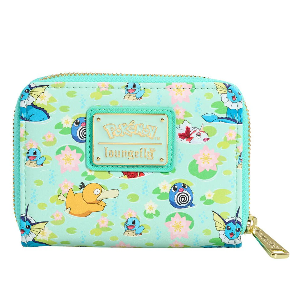 Loungefly Pokémon Water Type All-Over Print Zip Around Wallet - Image 3
