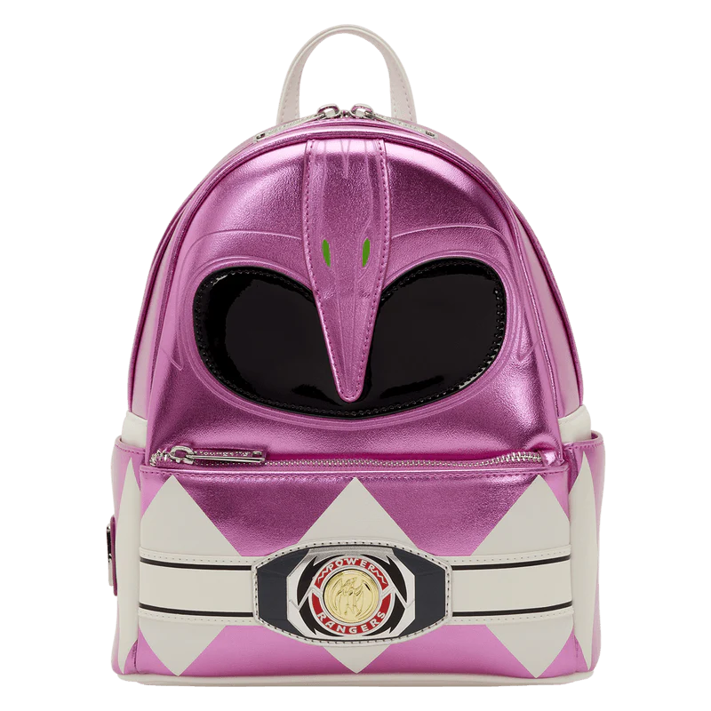 Loungefly Power Rangers Pink Ranger Cosplay Mini Backpack