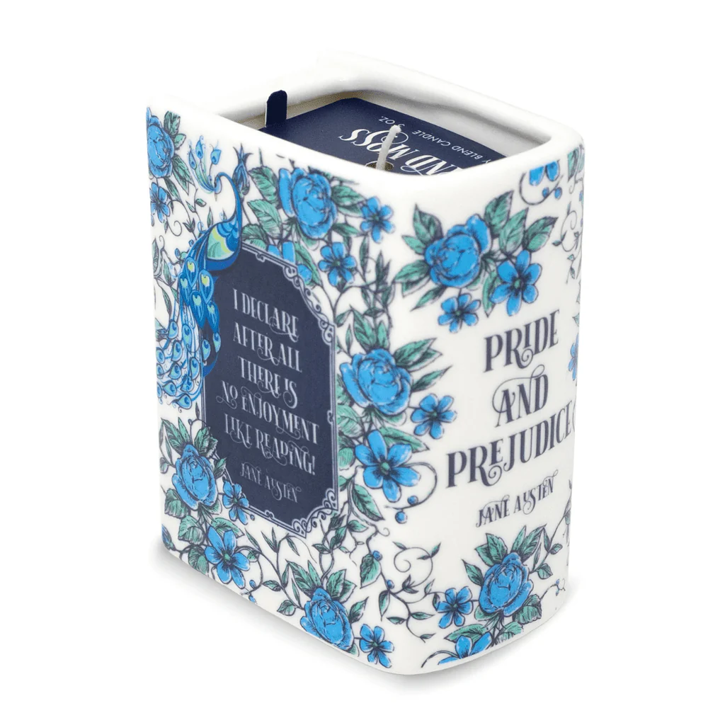Pride and Prejudice Book Shaped Ceramic Candle - Image 4