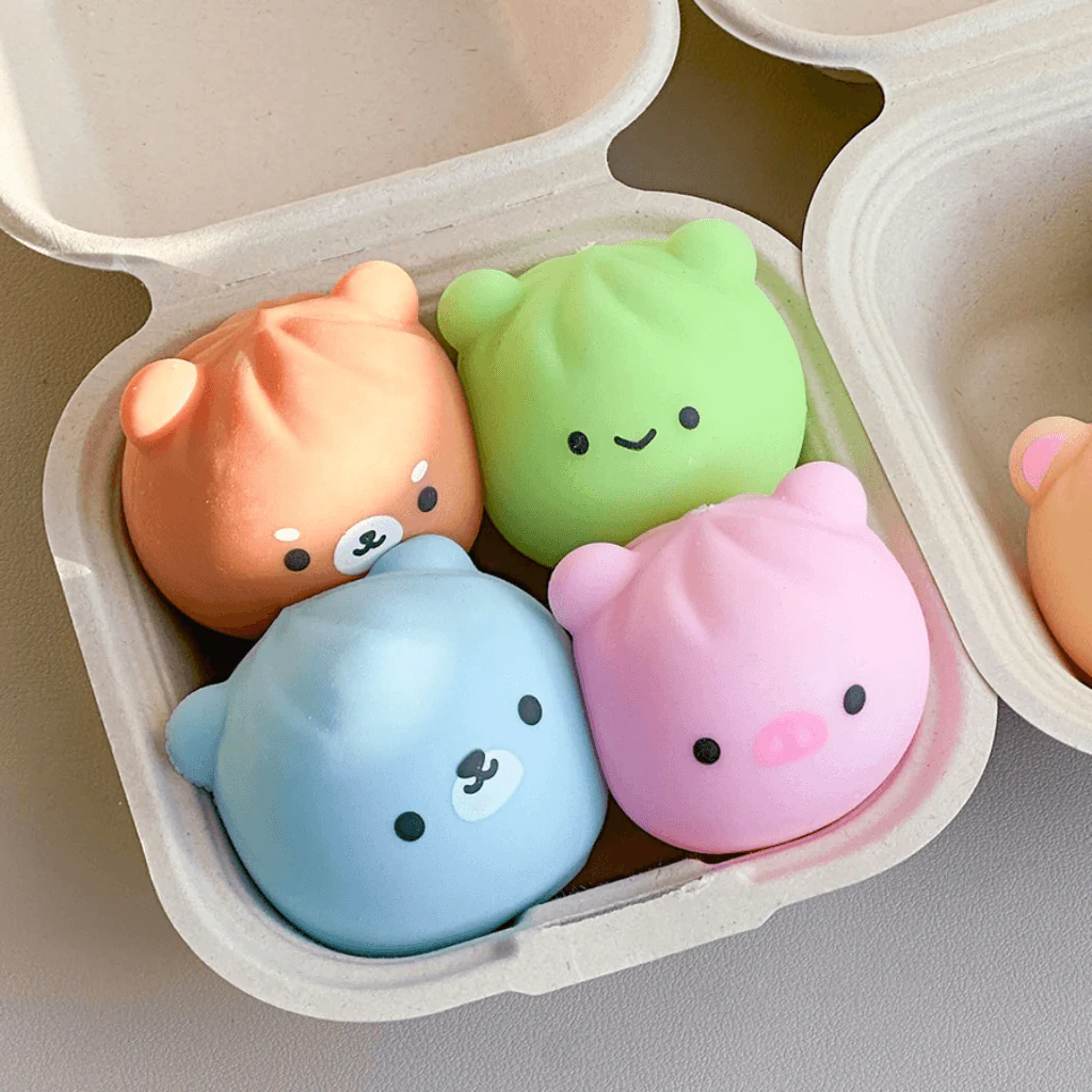 Random Animal Dumpling Squishy Blind Box