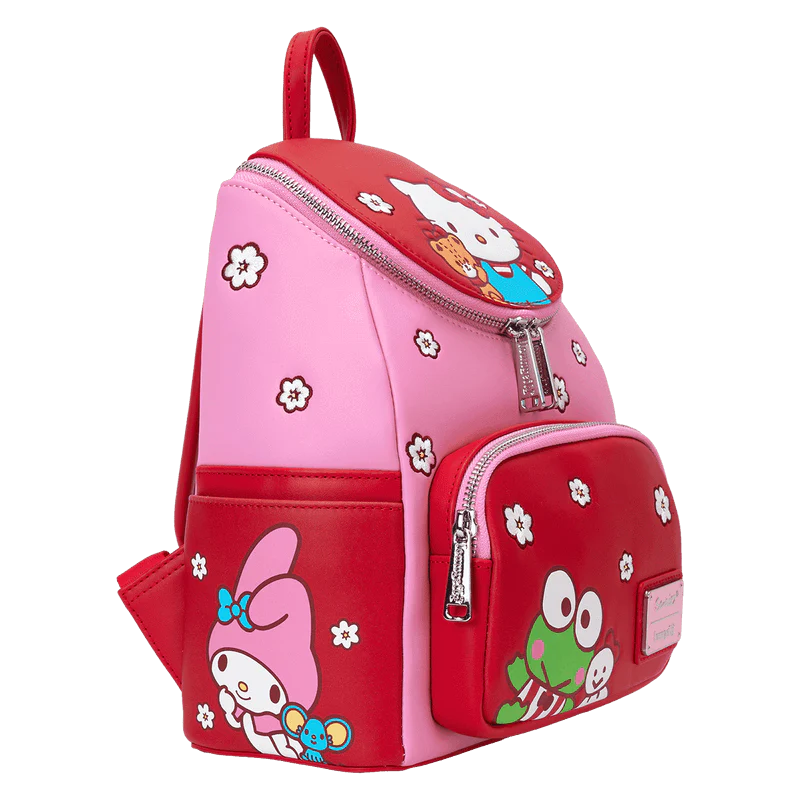 Loungefly Sanrio Hello Kitty & Friends Color Block Mini Backpack - Image 3