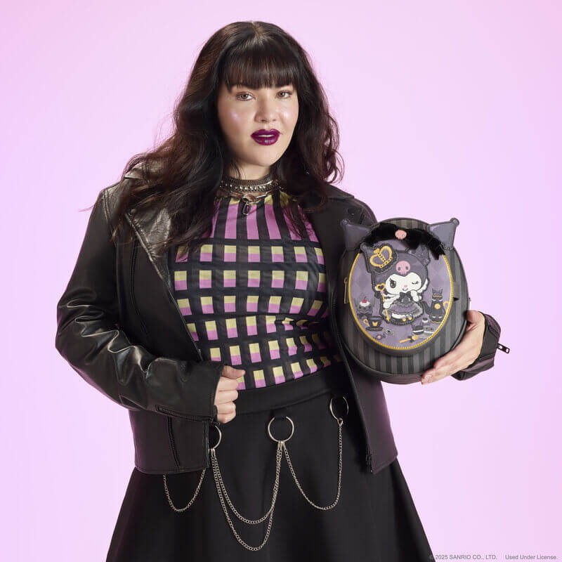 Loungefly Sanrio Kuromi 20th Anniversary Cameo Mini Backpack - Image 6