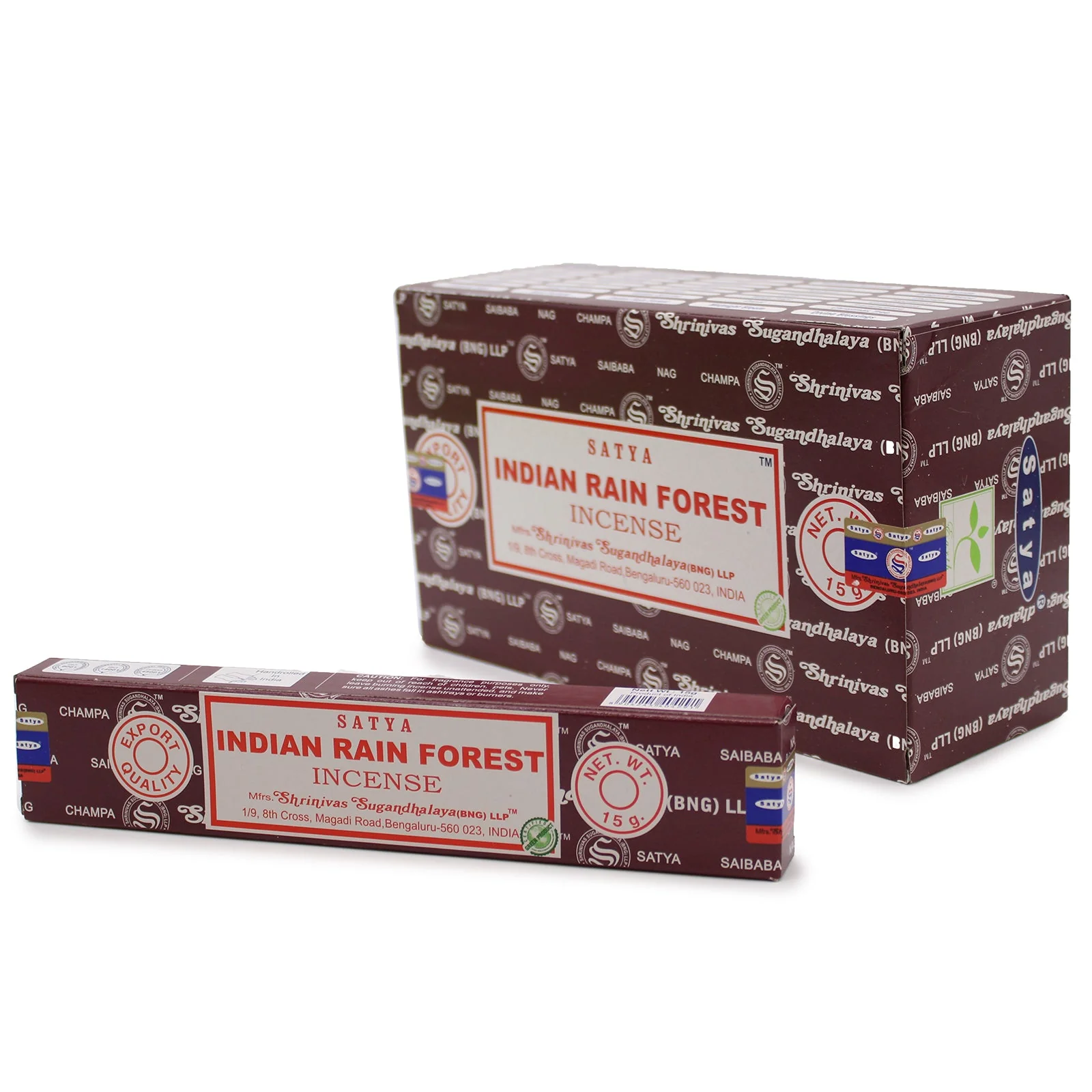 Satya Indian Rain Forest Incense Sticks 15g