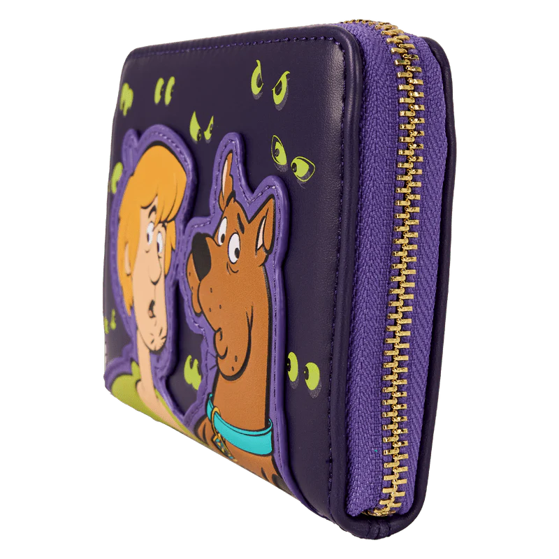 Loungefly Scooby-Doo Mystery Inc. Glow Zip Around Wallet - Image 2