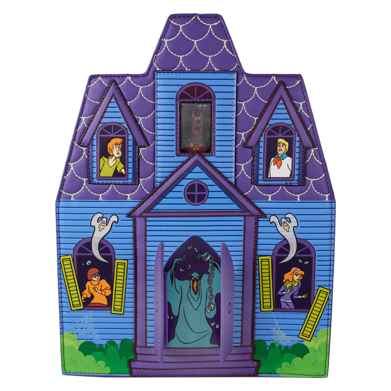 Loungefly Scooby-Doo Mystery Inc. Haunted Mansion Lenticular Mini Backpack - Image 4