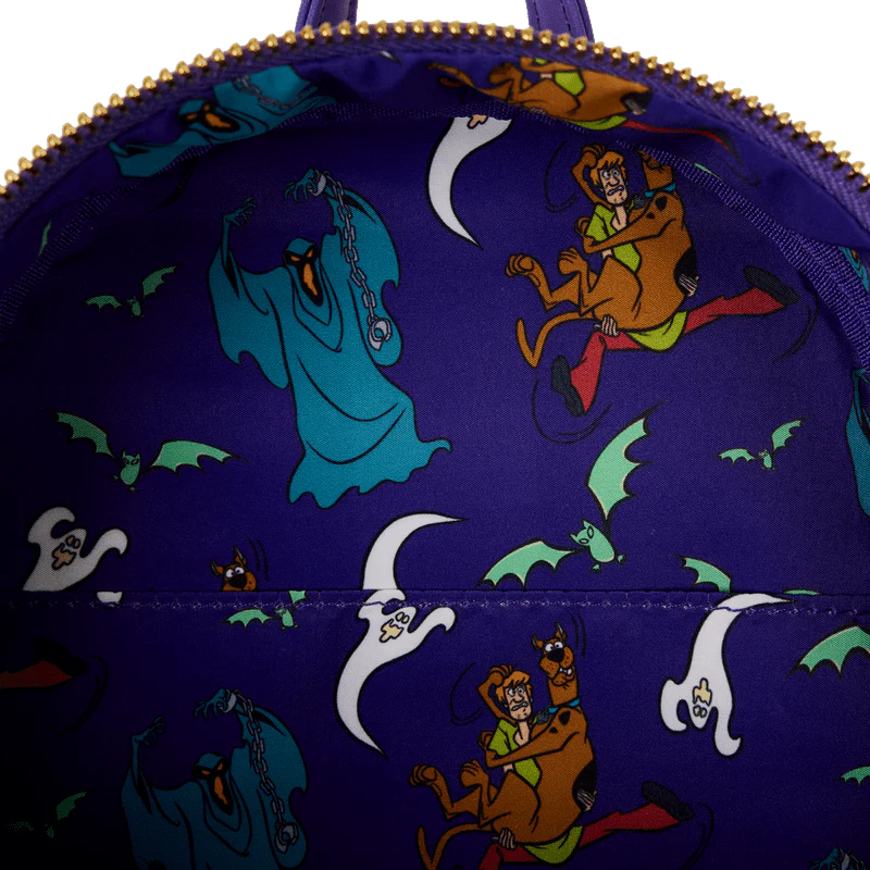 Loungefly Scooby-Doo Mystery Inc. Haunted Mansion Lenticular Mini Backpack - Image 6