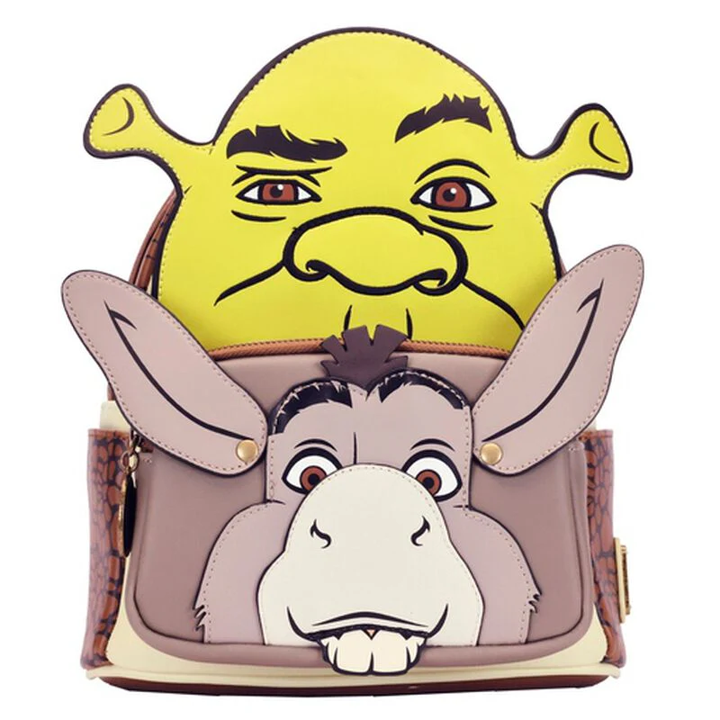 Loungefly Shrek and Donkey Cosplay Mini Backpack