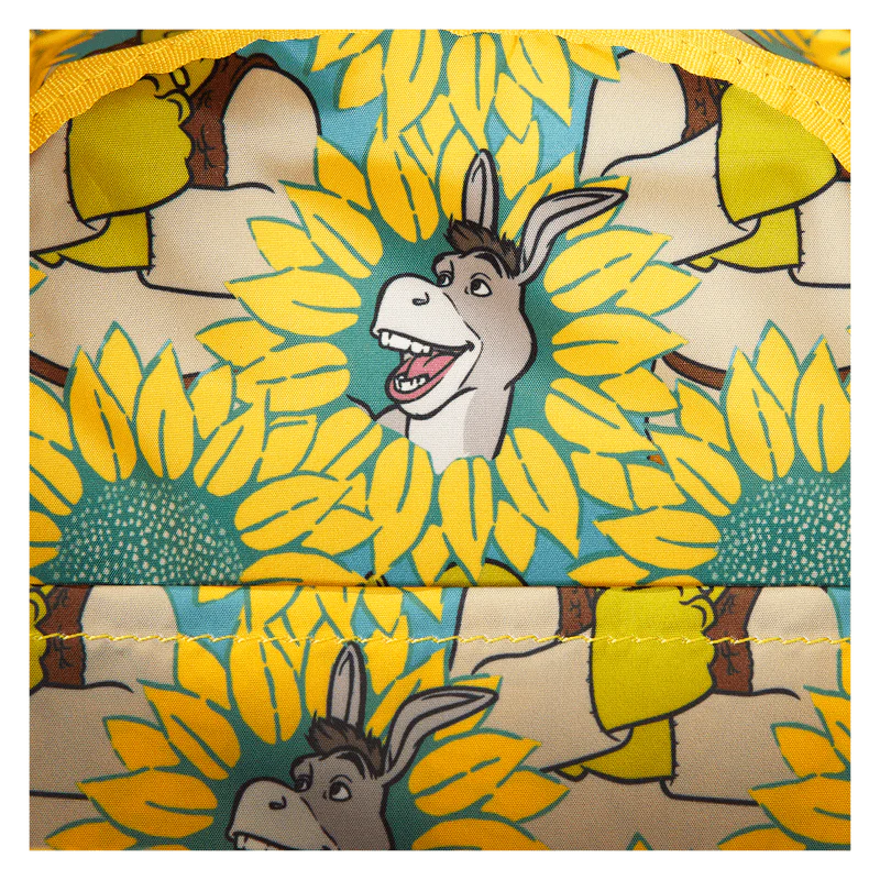 Loungefly Shrek & Donkey Sunflower Field Mini Backpack - Image 7