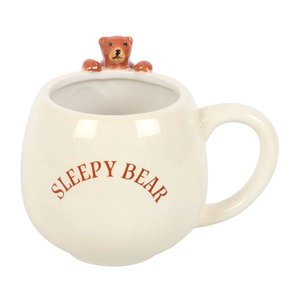 Sleepy Bear Ceramic Mug – Cosy Homeware Gift - Image 2