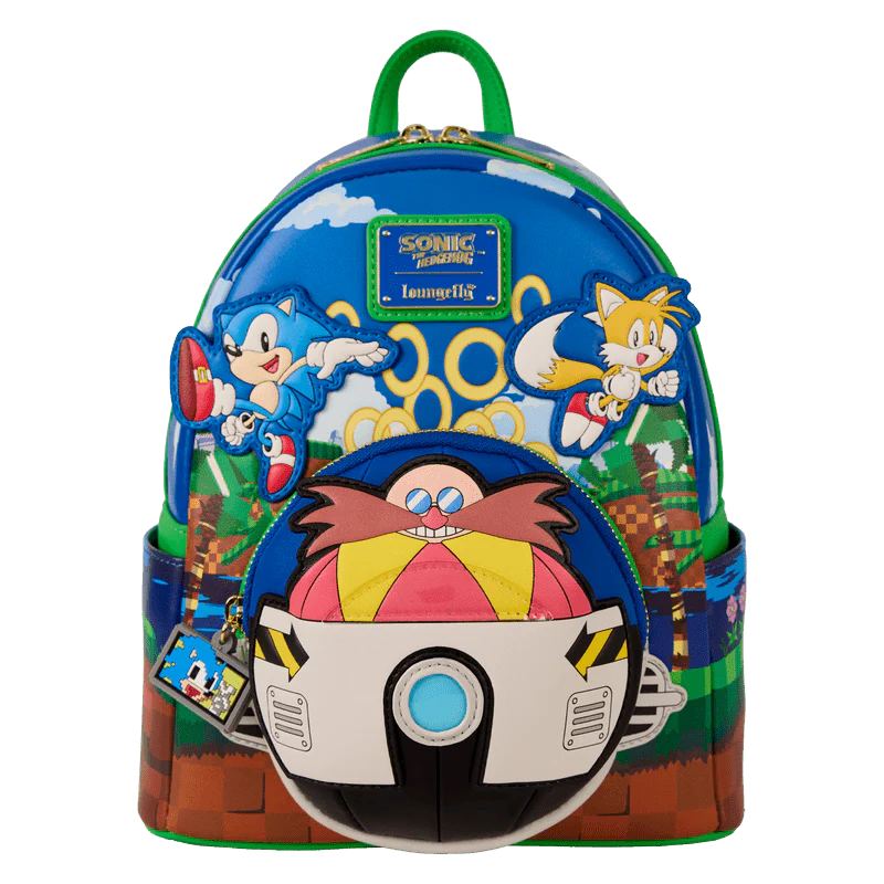 Loungefly Sonic The Hedgehog Light-Up Mini Backpack