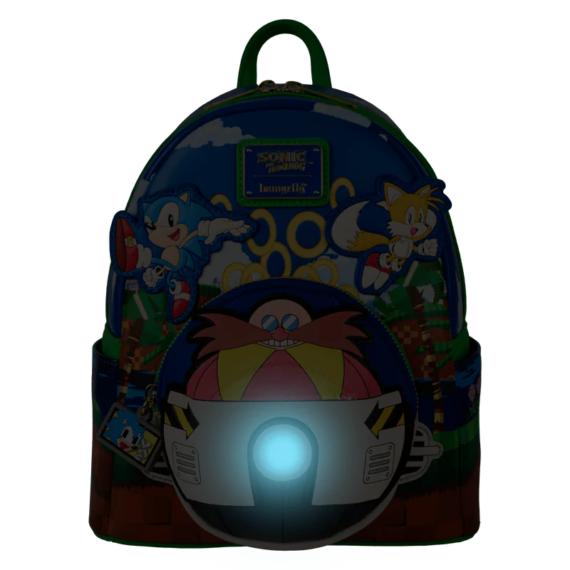 Loungefly Sonic The Hedgehog Light-Up Mini Backpack - Image 5