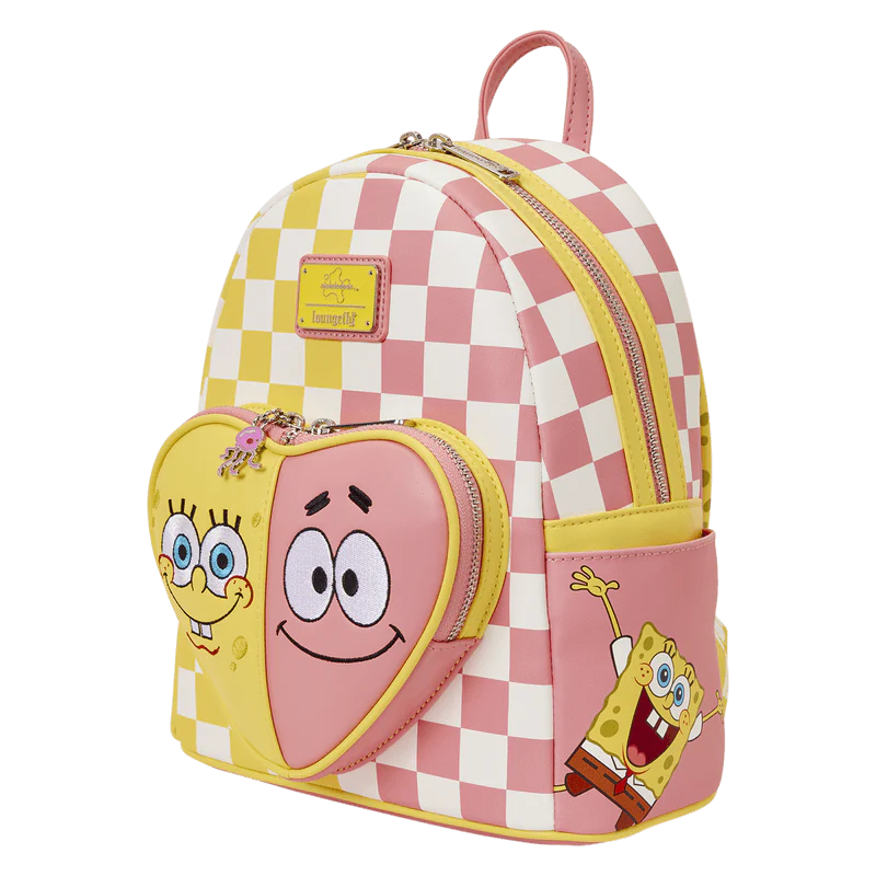 SpongeBob SquarePants & Patrick Star Checkered Mini Backpack - Image 2