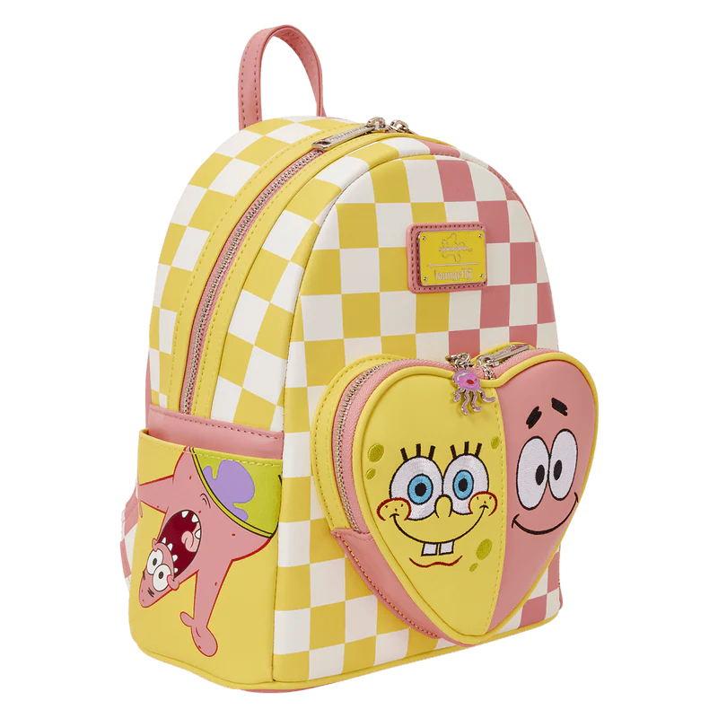 SpongeBob SquarePants & Patrick Star Checkered Mini Backpack - Image 3