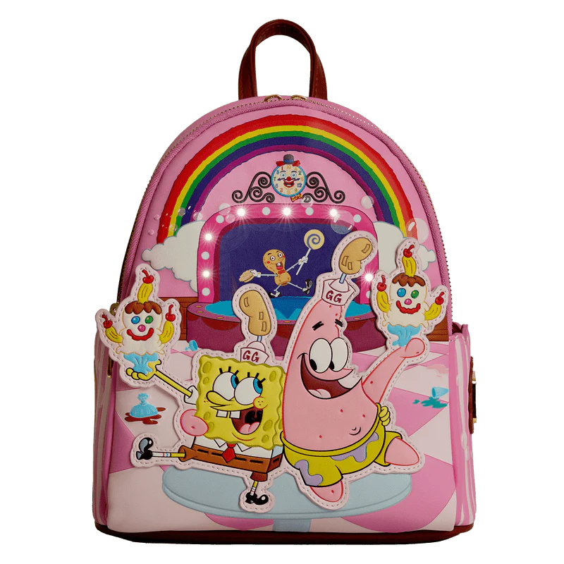 Loungefly SpongeBob SquarePants & Patrick Star Goofy Goober Light-Up Mini Backpack - Image 4