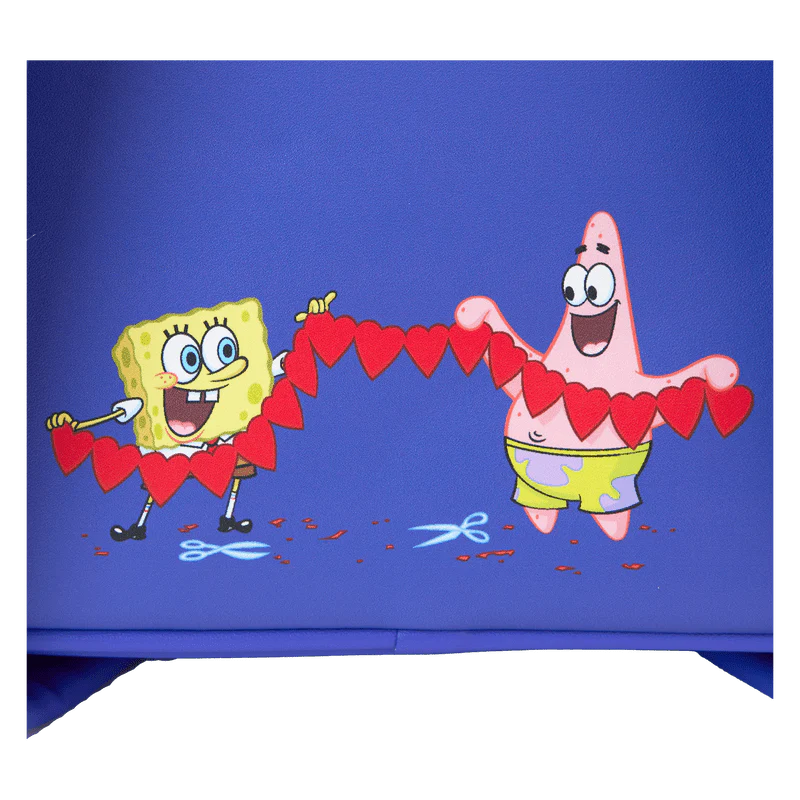 Loungefly SpongeBob SquarePants & Patrick Star Hearts Mini Backpack - Image 8