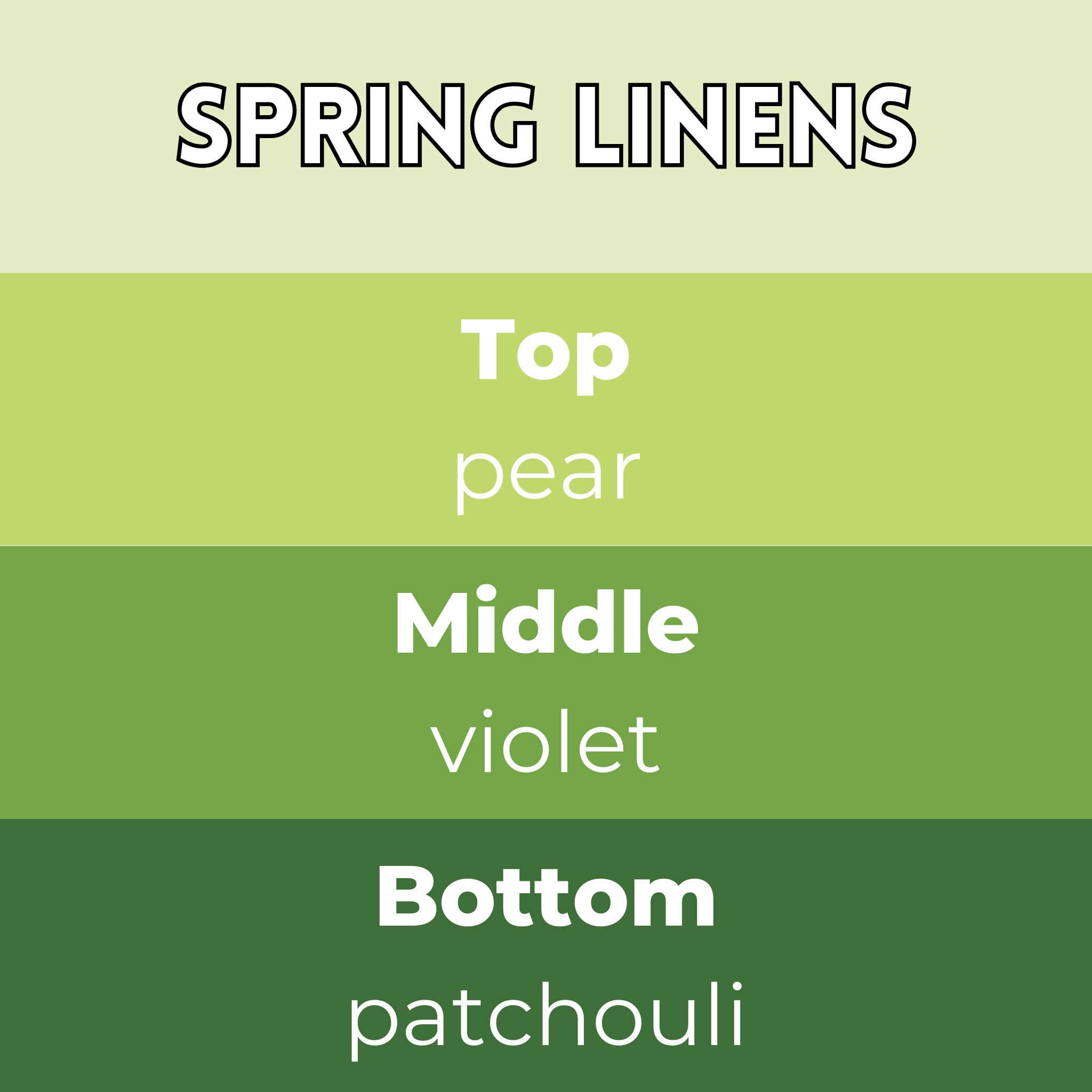 Spring Linens Segment Wax Melt - Image 2