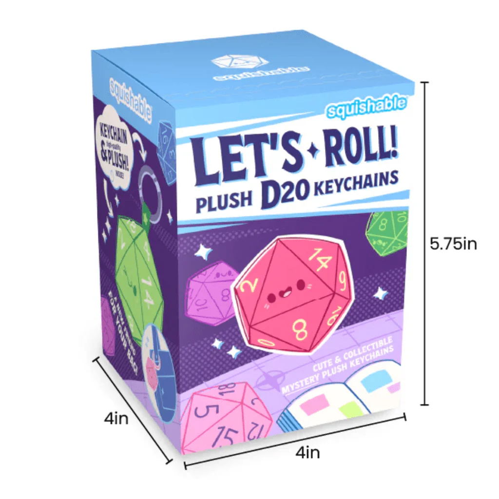 Squishable Let’s Roll D20 Plush Keychain Blind Box - Image 10
