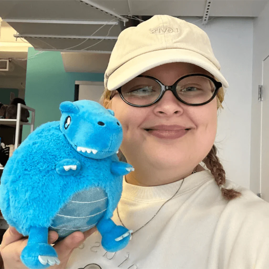 Squishable Party Snacker Blue T-Rex - Image 4