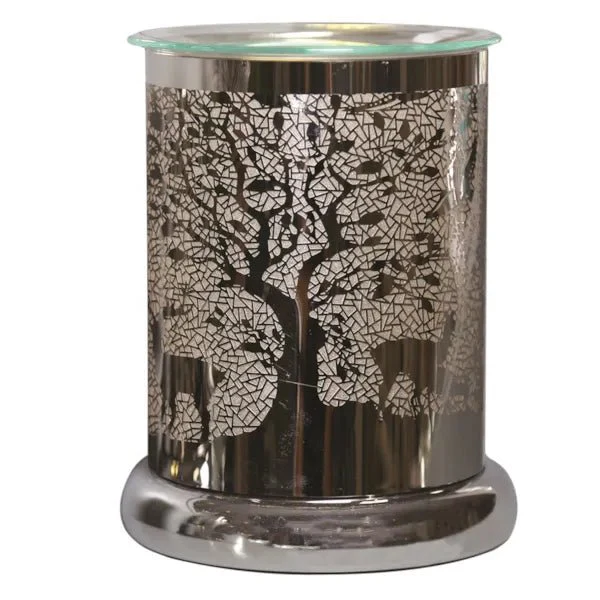 Stag & Tree Touch-Sensitive Wax Melt Burner – Chrome - Image 2