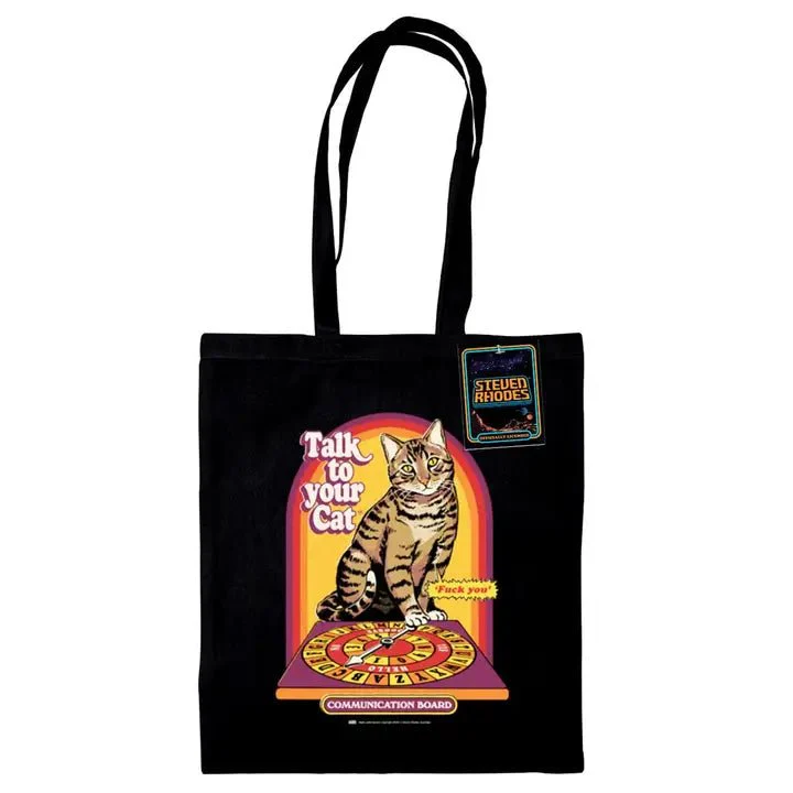 Steven Rhodes Tote Bag – Talk to Your Cat
