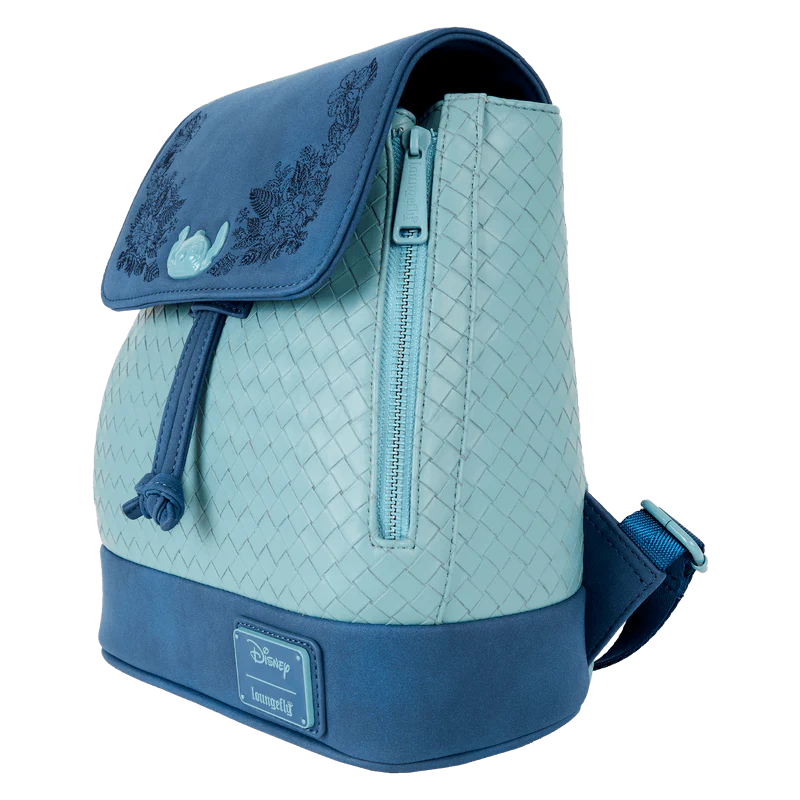 Loungefly Stitch Embroidered Floral Drawstring Mini Backpack - Image 2